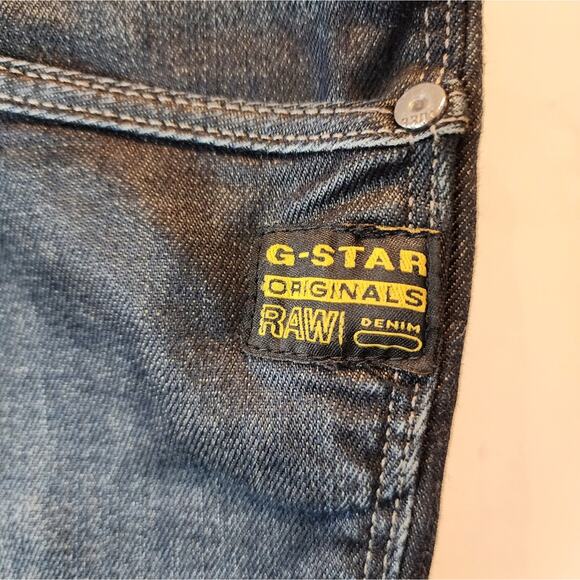 G Star RAW Women's Black Skinny Jeans  Designer Streetwear High Quality Size 24 - Picture 3 of 11